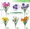 10 Bundles UV-Resistant Artificial Pansy Flowers for Indoor & Outdoor Décor (Multicolor)